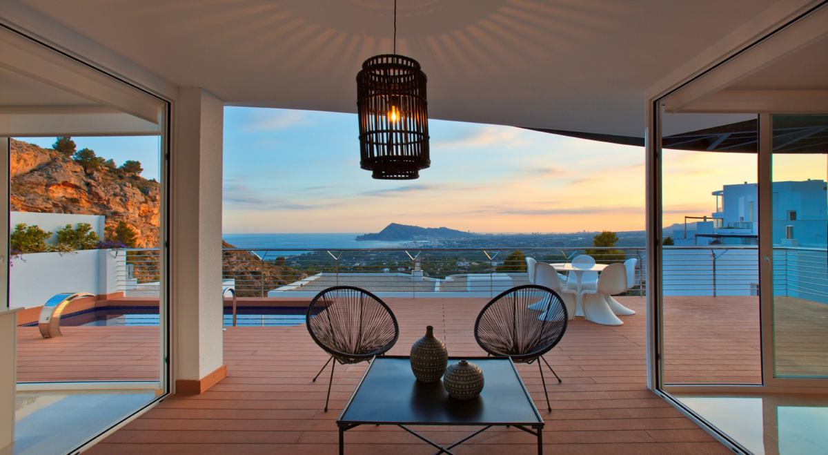 3-4-Bed Luxury Villas with Sea-view near Altea